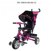 319074 ВЕЛОСИПЕД 3кол. eva 10 и 8",рег.спинка, задн.тормоз, малин. Lexus Trike в кор.1шт - КОЛОРЛОН ВТД Новосибирск