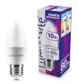 10W Лампа LUMIN'ARTE LSTD-C37-10W4KE27 "Свеча" C37 10Вт 800лм 4000К Е27 - КОЛОРЛОН ВТД Новосибирск