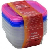 Набор пищевых контейнеров_SC-H10-14 из 3-х шт.^по 610 мл  - КОЛОРЛОН ВТД Новосибирск