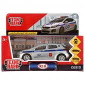 243670 МАШИНА "ТЕХНОПАРК" МЕТАЛЛ. ИНЕРЦ. KIA CEED ПОЛИЦИЯ 12СМ, ОТКРЫВ. ДВЕРИ И БАГАЖНИК В КОР в кор - КОЛОРЛОН ВТД Новосибирск