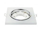 Точка GX53R-glass SMT под лампу GX53 КВАДРАТ матовый IN HOME - КОЛОРЛОН ВТД Новосибирск