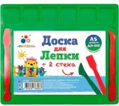 Доска для лепки А5 ПЧЕЛКА ДЛ-01П цв.асс.,2стека,отделения д/пластилина - КОЛОРЛОН ВТД Новосибирск