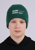 CLEVER 544072вн Шапка детская, 52-54, Т.зеленый - КОЛОРЛОН ВТД Новосибирск