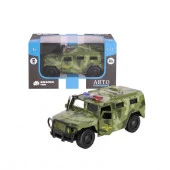 1200079ТМ "Автопанорама" Машинка металлическая, 1:43, цвет хаки, инерция, в/к 14,5*6,7*7,7 см - КОЛОРЛОН ВТД Новосибирск