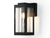 *Светильник уличный настен ST2406 BK/CL чер/прозрач IP54 E27 max 40W 245*110*150 - КОЛОРЛОН ВТД Новосибирск