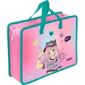Папка пластик,с ручками А4 deVENTE "Manga Girl" 8054346 с расш.10см,400мкм - КОЛОРЛОН ВТД Новосибирск