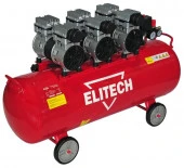 ELITECH Компрессор КПБ 450/100М, 450л/мин-вход, 2,5кВт, 8bar, безмасляный малошумный, 100л, ,61,5кг - КОЛОРЛОН ВТД Новосибирск
