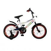 CR-B2-0216WT Детский велосипед City-Ride Spark , рама сталь , диск 16 сталь  цвет белый - КОЛОРЛОН ВТД Новосибирск