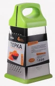 Терка LaDina 4 плоскости, пластмас. руч. (19см) №4000100-11 /48/12 - КОЛОРЛОН ВТД Новосибирск