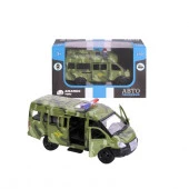 1200068ТМ "Автопанорама" Машинка металлическая, 1:50, цвет хаки, инерция, в/к 14,5*8*5,5 см - КОЛОРЛОН ВТД Новосибирск