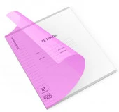 56426 ТЕТРАДЬ 18 Л, ЛИН. ERICHKRAUSE COVERPRO СИЯНИЕ ФИОЛЕТОВАЯ, ПЛАСТ. ОБЛ. НА СКОБЕ /10/200/ РФ - КОЛОРЛОН ВТД Новосибирск