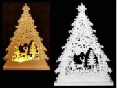 Светящаяся декорация настольная "Рождественское чудо", 12 LED ламп. Размер: 26х6х36 см. (95605-1) - КОЛОРЛОН ВТД Новосибирск