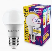 12W Лампа LUMIN'ARTE LSTD-A60-12W3KE27 "Груша" A60 12Вт 960лм 3000К Е27 - КОЛОРЛОН ВТД Новосибирск