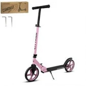 CR-S2-08PN 2хкол. самокат CITYRIDE 200, сталь 100%, грипсы 135мм TPR, кол PU 200/200 мм. Розовый(а) - КОЛОРЛОН ВТД Новосибирск