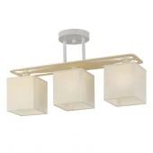 Потолочный светильник  Escada 1117/3PL E27*60W Chrome/White - КОЛОРЛОН ВТД Новосибирск