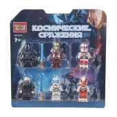 400743 Конструктор фигурки космические сражения-6 шт.. Город мастеров в кор.2*144шт - КОЛОРЛОН ВТД Новосибирск