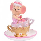 Декоративная фигурка Леди в Чашке из полирезины / 9х8,5х8,5см арт.80286 - КОЛОРЛОН ВТД Новосибирск