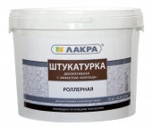 Штукатурка роллерная декоративная с эффектом «короеда» Белый 15кг Л-С - КОЛОРЛОН ВТД Новосибирск