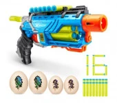 4860 Игровой набор ZURU X-Shot DINO ATTACK Дино Страйкер (бластер, 4 мишени, 16 снарядов) - КОЛОРЛОН ВТД Новосибирск