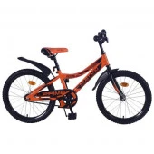 299416 Велосипед подр.20" prime,nx-тип,задн.ножн.тормоз, пласт. крылья, звонок, оранж./черн. MUSTANG - КОЛОРЛОН ВТД Новосибирск