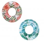 Круг Bestway д/плавания Tropical Palms d=119см, запл д/ремонта арт.36237 Код266018 - КОЛОРЛОН ВТД Новосибирск