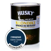 HUSKY-KLONDIKE Краска по металлу глянцевая темно-синяя RAL 5001 (0,9л; 6шт) - КОЛОРЛОН ВТД Новосибирск