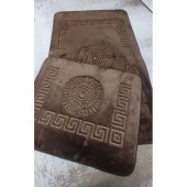 Набор ковриков для в/к Versace 60х100+50х60 brown - КОЛОРЛОН ВТД Новосибирск