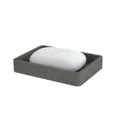 STONE, BLACK Мыльница настольная, - КОЛОРЛОН ВТД Новосибирск