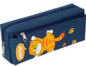 Пенал-косметичка deVENTE 210*85*60 "Meow Cat" 7025698 (70предм.) прямоуг.,тёмн.-синий,полиэстер - КОЛОРЛОН ВТД Новосибирск