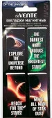 Закладки магнитные deVENTE "Darkness of the Universe" 8065614 (4шт) блист. - КОЛОРЛОН ВТД Новосибирск