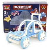 238940  МАГНИТНЫЙ КОНСТРУКТОР "ГОРОД МАСТЕРОВ": 14 ДЕТАЛЕЙ (В Т.Ч. 2 ПАРЫ КОЛЁС) В РУСС. КОР. в кор. - КОЛОРЛОН ВТД Новосибирск