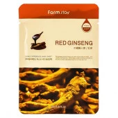 Farmstay Тканевая маска для лица с экстрактом красного женьшеня Visible Difference Mask Sheet Red Gi - КОЛОРЛОН ВТД Новосибирск