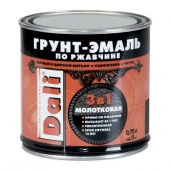 ГРУНТ - ЭМАЛЬ по ржавчине "DALI" молотковая (0,75л/6 шт)- серый - КОЛОРЛОН ВТД Новосибирск