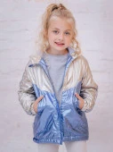 217-20в-1 Куртка д/д "Сабрина" золото/голубой р.134-68 - КОЛОРЛОН ВТД Новосибирск