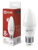 8W Лампа сд LED-СВЕЧА-VC 8Вт 230В Е27 4000К 760Лм IN HOME - КОЛОРЛОН ВТД Новосибирск
