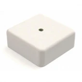 GreenEl Распред коробка 75х75х28мм открытой установки белая IP40 GE41215-01 - КОЛОРЛОН ВТД Новосибирск