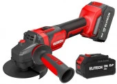 ELITECH МШУ 2012БЛ, 20В/2х4,0Ач Li-lon, 125мм, 8500/мин, 1,6кг, пл.пуск, кейс - КОЛОРЛОН ВТД Новосибирск