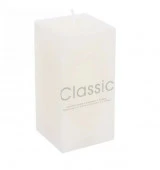 Свеча "Classic" 5*5*10см цвет белый ZD-143 - КОЛОРЛОН ВТД Новосибирск