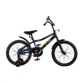 CR-B2-0218DBL Детский велосипед City-Ride Spark , рама сталь , диск 18 сталь , цвет синий - КОЛОРЛОН ВТД Новосибирск