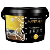 Декоративное покрытие DALI DECOR "Марракеш" 3кг белый перламутровый - КОЛОРЛОН ВТД Новосибирск