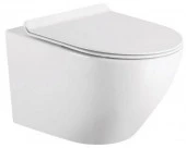 Унитаз Calypso подвесной  490*370*360мм, rimless безободковый, микролифт CS46TK-M - КОЛОРЛОН ВТД Новосибирск