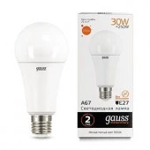 30W Gauss Elementary A67 30W 2320lm 3000K E27 LED - КОЛОРЛОН ВТД Новосибирск