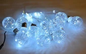 ***Гирлянда электрическая Лампа l=4м 100LED, лампа 6х11см, белая арт.NIJA8829 Код256034 - КОЛОРЛОН ВТД Новосибирск