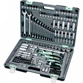 Набор инструмента, 1/4", 3/8", 1/2", Cr-V, S2, усиленный кейс, 216 предм, - КОЛОРЛОН ВТД Новосибирск