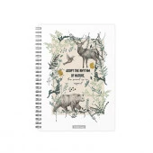 54131  ТЕТРАДЬ 80 Л, А5, КЛ. ERICH KRAUSE® NATURAL LIFE, ПЛАСТ. ОБЛ. НА СПИРАЛИ /48/ - КОЛОРЛОН ВТД Новосибирск