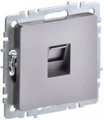 IEK BRITE Розетка ПК Cat5e сталь - КОЛОРЛОН ВТД Новосибирск