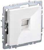 IEK BRITE Розетка ПК Cat5e белый - КОЛОРЛОН ВТД Новосибирск