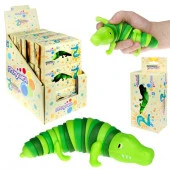 Т23270 1TOY Гремушка крокодил 21.5*5cm, в кор.,12 шт в д.б - КОЛОРЛОН ВТД Новосибирск