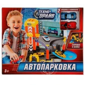 334255 Автопарковка 2 МАШИНЫ, кор.33,5*27,5*5,5см ТЕХНОДРАЙВ в кор.2*18шт - КОЛОРЛОН ВТД Новосибирск