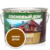 ПРОФСТАНДАРТ СОСНОВЫЙ ДОМ Декоративно-защитный состав для древесины тиковое дерево (9л) - КОЛОРЛОН ВТД Новосибирск